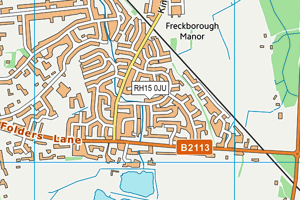 RH15 0JU map - OS VectorMap District (Ordnance Survey) RH15 0JU map - OS VectorMap District (Ordnance Survey)