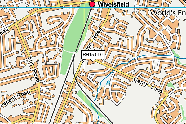RH15 0LG map - OS VectorMap District (Ordnance Survey) RH15 0LG map - OS VectorMap District (Ordnance Survey)