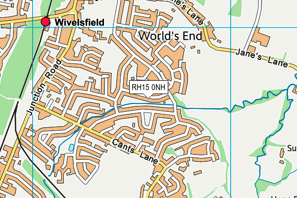 RH15 0NH map - OS VectorMap District (Ordnance Survey) RH15 0NH map - OS VectorMap District (Ordnance Survey)