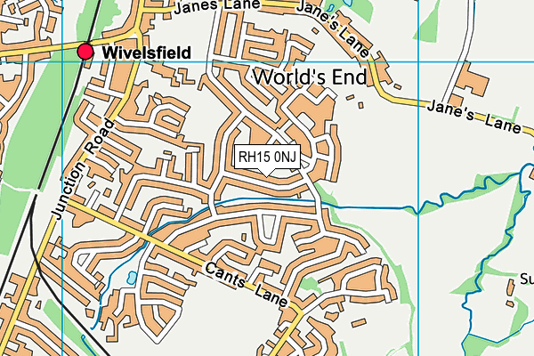 RH15 0NJ map - OS VectorMap District (Ordnance Survey) RH15 0NJ map - OS VectorMap District (Ordnance Survey)