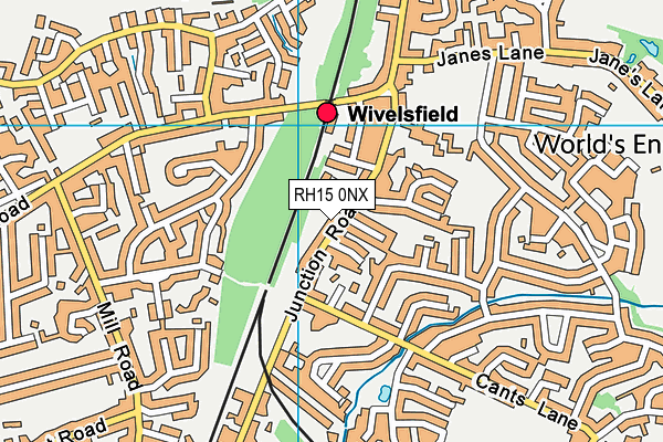 RH15 0NX map - OS VectorMap District (Ordnance Survey) RH15 0NX map - OS VectorMap District (Ordnance Survey)