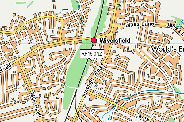 RH15 0NZ map - OS VectorMap District (Ordnance Survey) RH15 0NZ map - OS VectorMap District (Ordnance Survey)