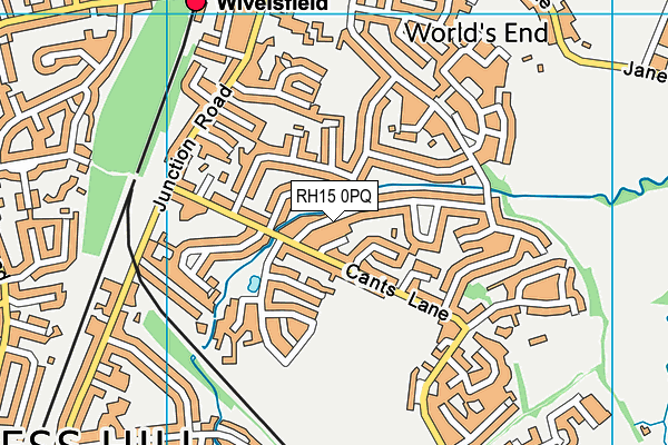 RH15 0PQ map - OS VectorMap District (Ordnance Survey) RH15 0PQ map - OS VectorMap District (Ordnance Survey)