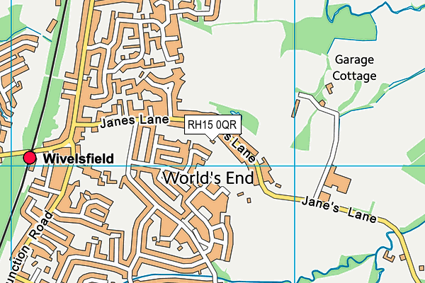RH15 0QR map - OS VectorMap District (Ordnance Survey) RH15 0QR map - OS VectorMap District (Ordnance Survey)