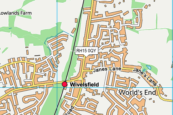 RH15 0QY map - OS VectorMap District (Ordnance Survey) RH15 0QY map - OS VectorMap District (Ordnance Survey)