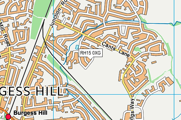 RH15 0XG map - OS VectorMap District (Ordnance Survey) RH15 0XG map - OS VectorMap District (Ordnance Survey)