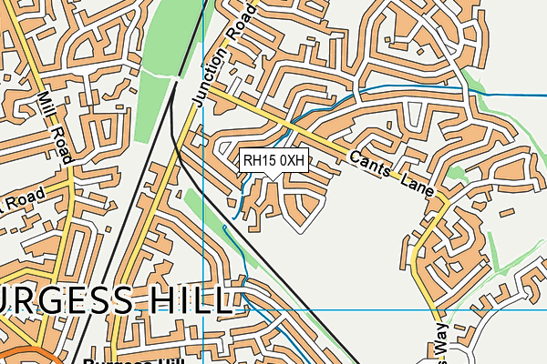 RH15 0XH map - OS VectorMap District (Ordnance Survey) RH15 0XH map - OS VectorMap District (Ordnance Survey)