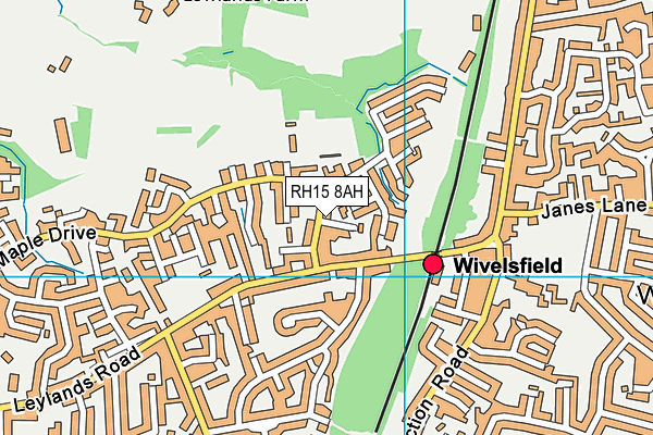 RH15 8AH map - OS VectorMap District (Ordnance Survey) RH15 8AH map - OS VectorMap District (Ordnance Survey)