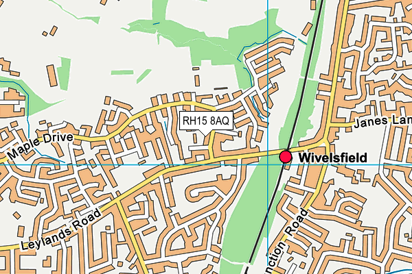 RH15 8AQ map - OS VectorMap District (Ordnance Survey) RH15 8AQ map - OS VectorMap District (Ordnance Survey)