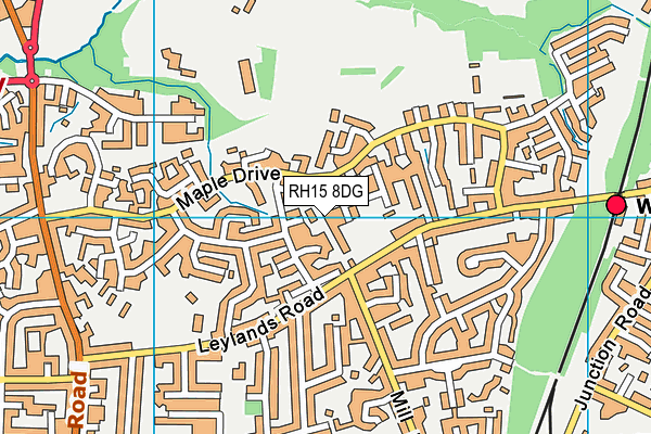 RH15 8DG map - OS VectorMap District (Ordnance Survey) RH15 8DG map - OS VectorMap District (Ordnance Survey)