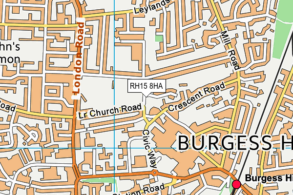 RH15 8HA map - OS VectorMap District (Ordnance Survey) RH15 8HA map - OS VectorMap District (Ordnance Survey)