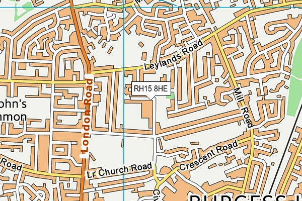 RH15 8HE map - OS VectorMap District (Ordnance Survey) RH15 8HE map - OS VectorMap District (Ordnance Survey)