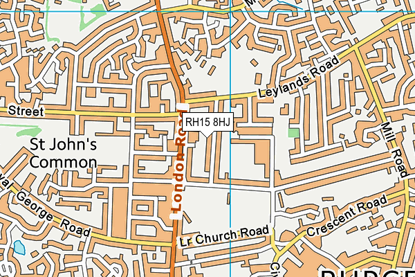 RH15 8HJ map - OS VectorMap District (Ordnance Survey) RH15 8HJ map - OS VectorMap District (Ordnance Survey)