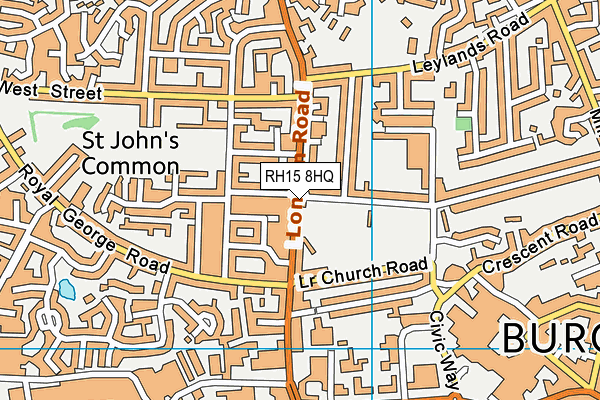 RH15 8HQ map - OS VectorMap District (Ordnance Survey) RH15 8HQ map - OS VectorMap District (Ordnance Survey)