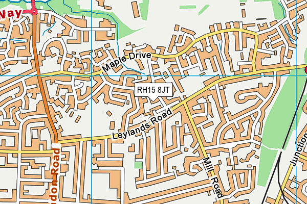 RH15 8JT map - OS VectorMap District (Ordnance Survey) RH15 8JT map - OS VectorMap District (Ordnance Survey)