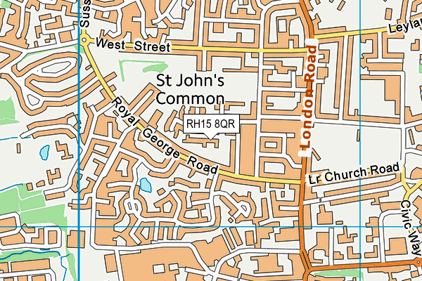 RH15 8QR map - OS VectorMap District (Ordnance Survey) RH15 8QR map - OS VectorMap District (Ordnance Survey)