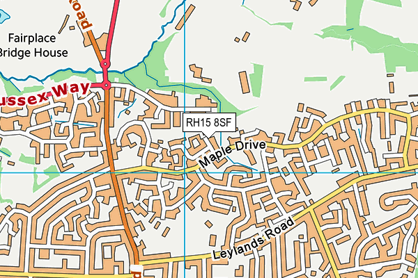 RH15 8SF map - OS VectorMap District (Ordnance Survey) RH15 8SF map - OS VectorMap District (Ordnance Survey)