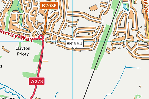 RH15 9JJ map - OS VectorMap District (Ordnance Survey) RH15 9JJ map - OS VectorMap District (Ordnance Survey)