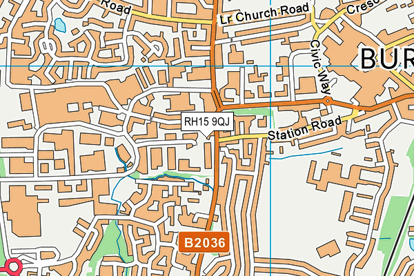 RH15 9QJ map - OS VectorMap District (Ordnance Survey) RH15 9QJ map - OS VectorMap District (Ordnance Survey)