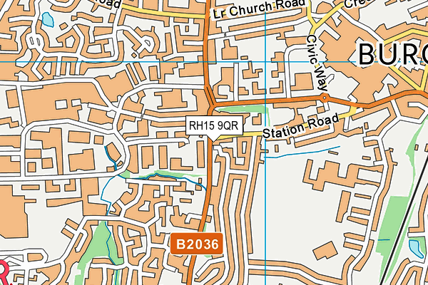 RH15 9QR map - OS VectorMap District (Ordnance Survey) RH15 9QR map - OS VectorMap District (Ordnance Survey)
