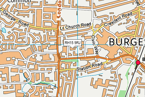 RH15 9RJ map - OS VectorMap District (Ordnance Survey) RH15 9RJ map - OS VectorMap District (Ordnance Survey)