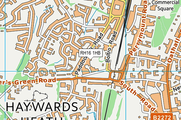 RH16 1HB map - OS VectorMap District (Ordnance Survey) RH16 1HB map - OS VectorMap District (Ordnance Survey)