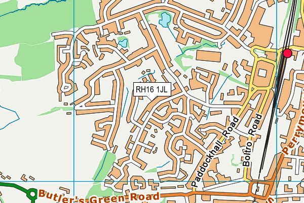 RH16 1JL map - OS VectorMap District (Ordnance Survey) RH16 1JL map - OS VectorMap District (Ordnance Survey)