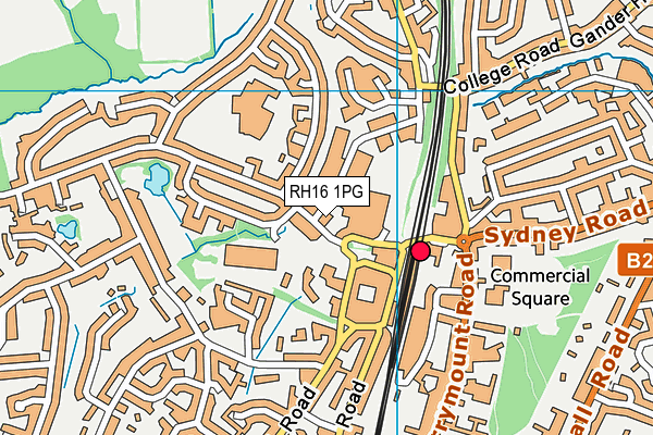 RH16 1PG map - OS VectorMap District (Ordnance Survey) RH16 1PG map - OS VectorMap District (Ordnance Survey)
