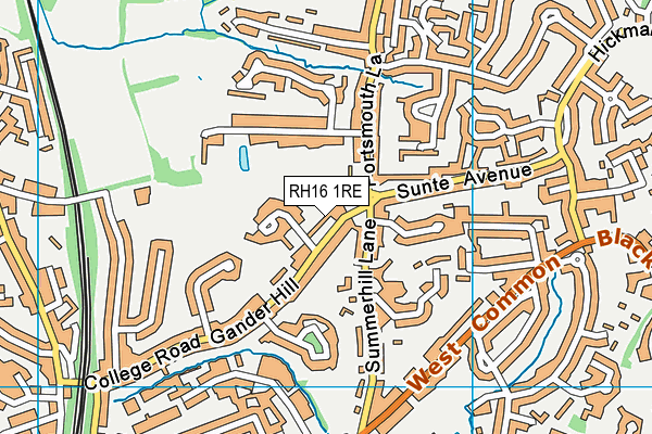 RH16 1RE map - OS VectorMap District (Ordnance Survey) RH16 1RE map - OS VectorMap District (Ordnance Survey)