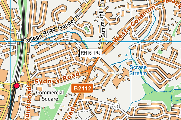RH16 1RJ map - OS VectorMap District (Ordnance Survey) RH16 1RJ map - OS VectorMap District (Ordnance Survey)