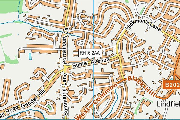 RH16 2AA map - OS VectorMap District (Ordnance Survey) RH16 2AA map - OS VectorMap District (Ordnance Survey)