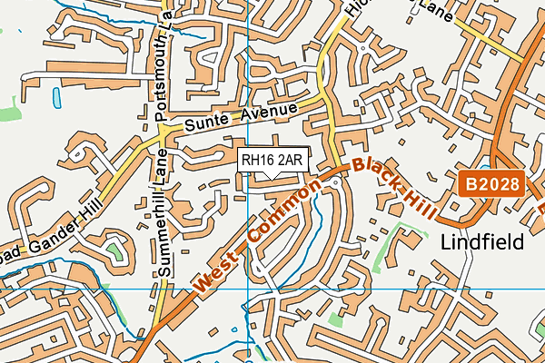 RH16 2AR map - OS VectorMap District (Ordnance Survey) RH16 2AR map - OS VectorMap District (Ordnance Survey)