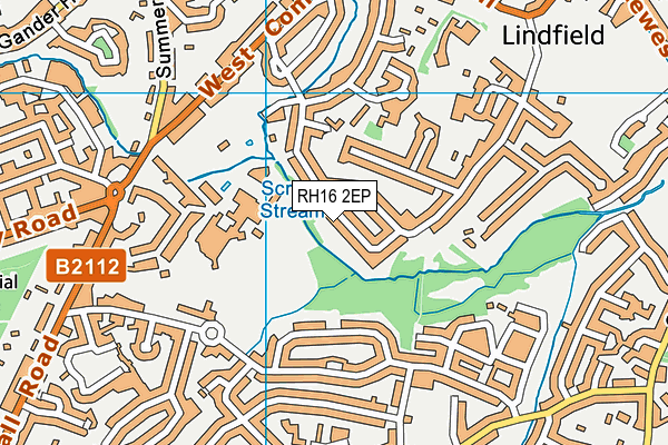 RH16 2EP map - OS VectorMap District (Ordnance Survey) RH16 2EP map - OS VectorMap District (Ordnance Survey)