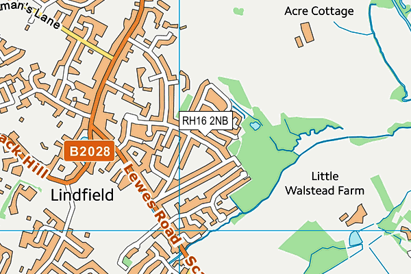 RH16 2NB map - OS VectorMap District (Ordnance Survey) RH16 2NB map - OS VectorMap District (Ordnance Survey)