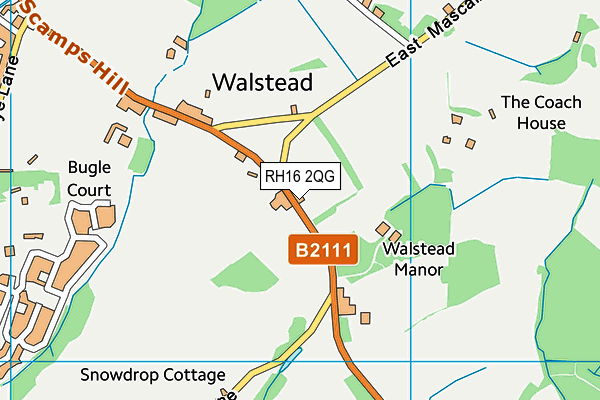 RH16 2QG map - OS VectorMap District (Ordnance Survey) RH16 2QG map - OS VectorMap District (Ordnance Survey)