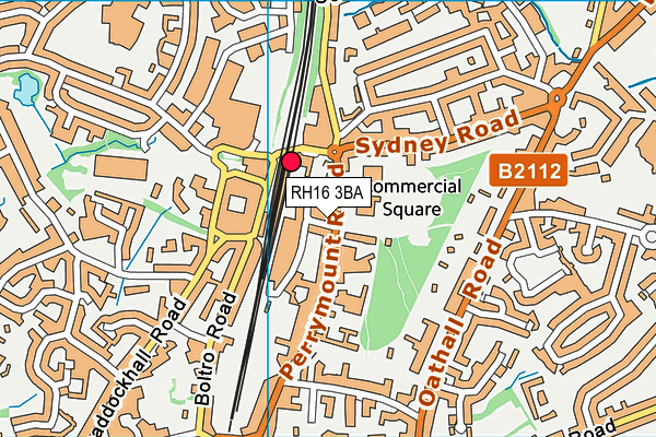 RH16 3BA map - OS VectorMap District (Ordnance Survey) RH16 3BA map - OS VectorMap District (Ordnance Survey)