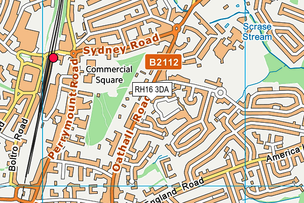 RH16 3DA map - OS VectorMap District (Ordnance Survey) RH16 3DA map - OS VectorMap District (Ordnance Survey)