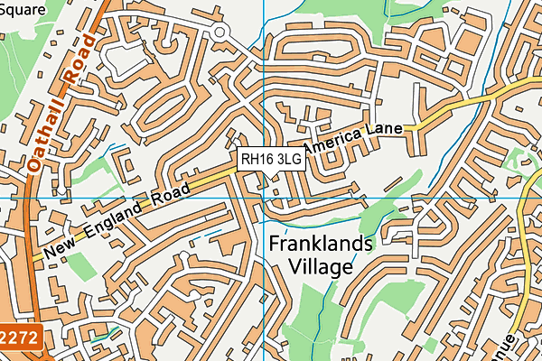 RH16 3LG map - OS VectorMap District (Ordnance Survey) RH16 3LG map - OS VectorMap District (Ordnance Survey)