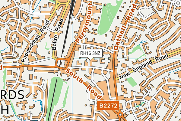 RH16 3NZ map - OS VectorMap District (Ordnance Survey) RH16 3NZ map - OS VectorMap District (Ordnance Survey)