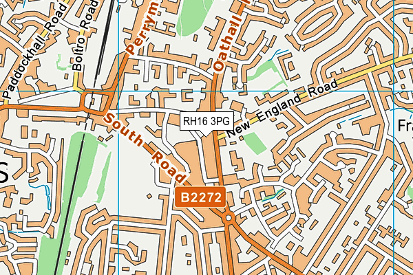 RH16 3PG map - OS VectorMap District (Ordnance Survey) RH16 3PG map - OS VectorMap District (Ordnance Survey)
