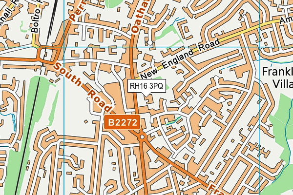 RH16 3PQ map - OS VectorMap District (Ordnance Survey) RH16 3PQ map - OS VectorMap District (Ordnance Survey)
