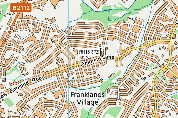 RH16 3PZ map - OS VectorMap District (Ordnance Survey) RH16 3PZ map - OS VectorMap District (Ordnance Survey)