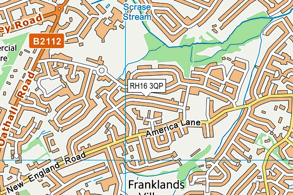 RH16 3QP map - OS VectorMap District (Ordnance Survey) RH16 3QP map - OS VectorMap District (Ordnance Survey)