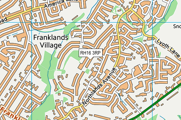 RH16 3RP map - OS VectorMap District (Ordnance Survey) RH16 3RP map - OS VectorMap District (Ordnance Survey)