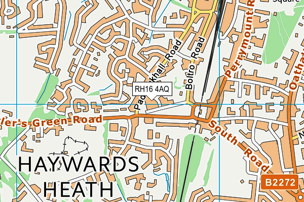 RH16 4AQ map - OS VectorMap District (Ordnance Survey) RH16 4AQ map - OS VectorMap District (Ordnance Survey)