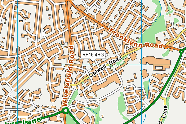 RH16 4HG map - OS VectorMap District (Ordnance Survey) RH16 4HG map - OS VectorMap District (Ordnance Survey)