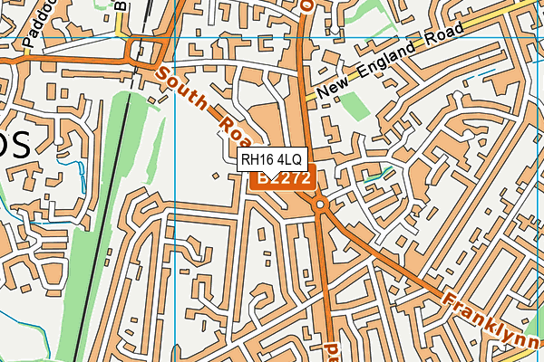 RH16 4LQ map - OS VectorMap District (Ordnance Survey) RH16 4LQ map - OS VectorMap District (Ordnance Survey)