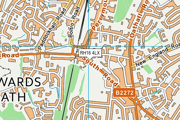 RH16 4LX map - OS VectorMap District (Ordnance Survey) RH16 4LX map - OS VectorMap District (Ordnance Survey)