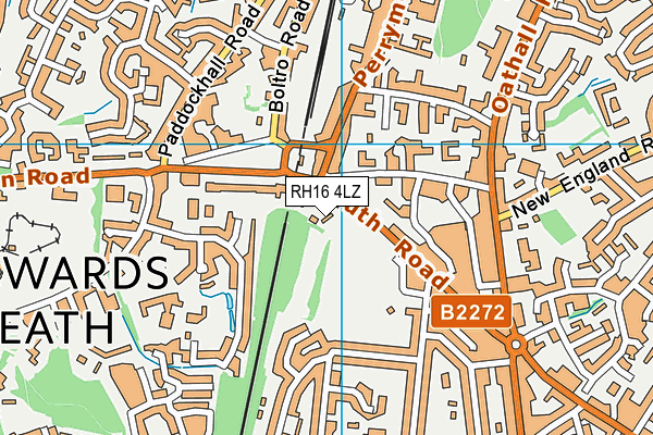 RH16 4LZ map - OS VectorMap District (Ordnance Survey) RH16 4LZ map - OS VectorMap District (Ordnance Survey)