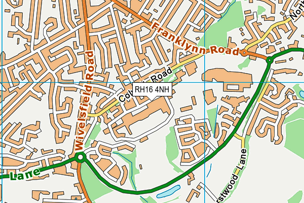 RH16 4NH map - OS VectorMap District (Ordnance Survey) RH16 4NH map - OS VectorMap District (Ordnance Survey)
